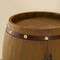 Vintiquewise Vintage Wooden Barrel Shaped Wine Holder with a rotating turntable QI004652 - alternate 3